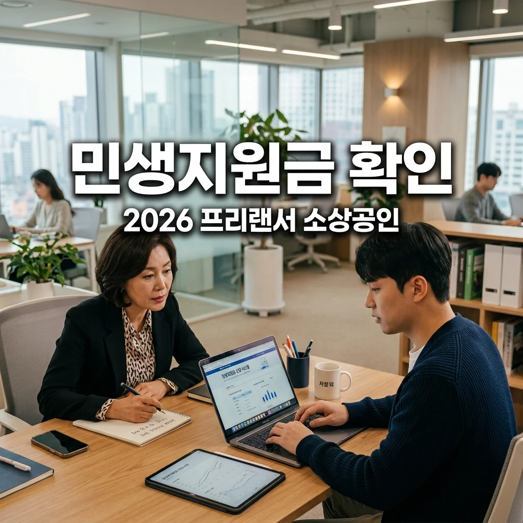 2026 민생지원금 프리랜서 소상공인 자격 및 인천 신청 기간 총정리