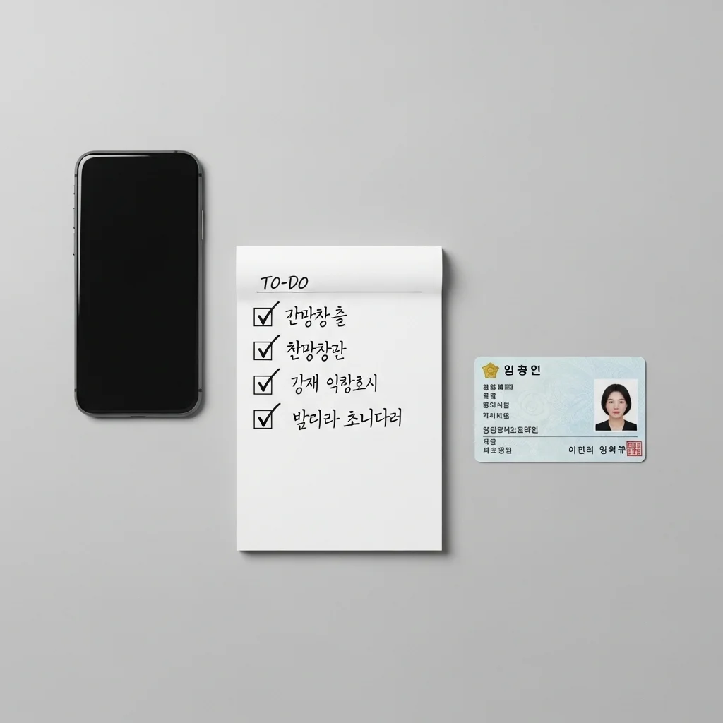 가입 전 필수 준비물 체크리스트