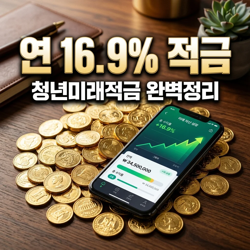 연 16.9% 금리 효과? 청년미래적금 신청 방법, 소득 기준, 3년 만기 수령액 총정리