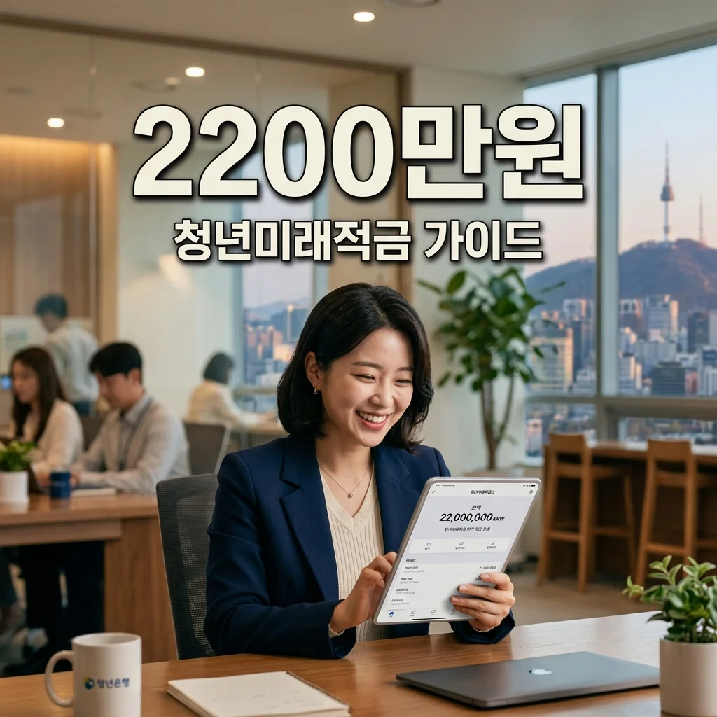 청년미래적금 3년 만기 2200만원 만들기! 소상공인 중소기업 재직자 가입 조건 총정리