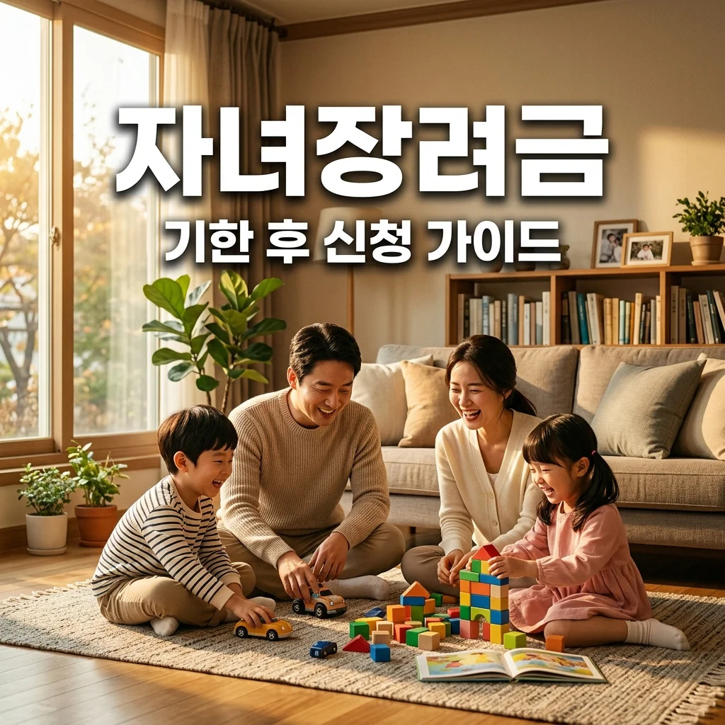 2026 자녀장려금 기한 후 신청 방법 및 지급 시기 | 감액 정보 총정리