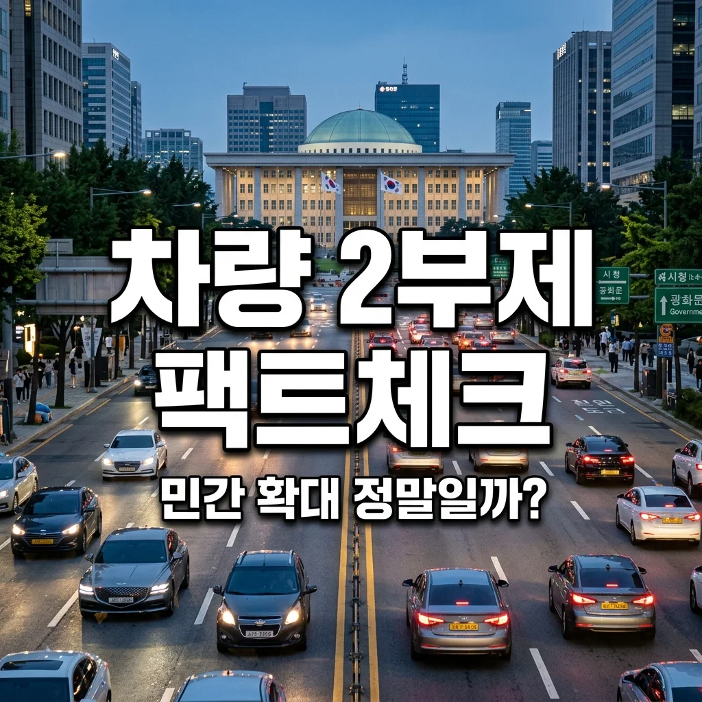 공공기관 차량 2부제 시행 및 민간 기업 확대 여부 팩트체크