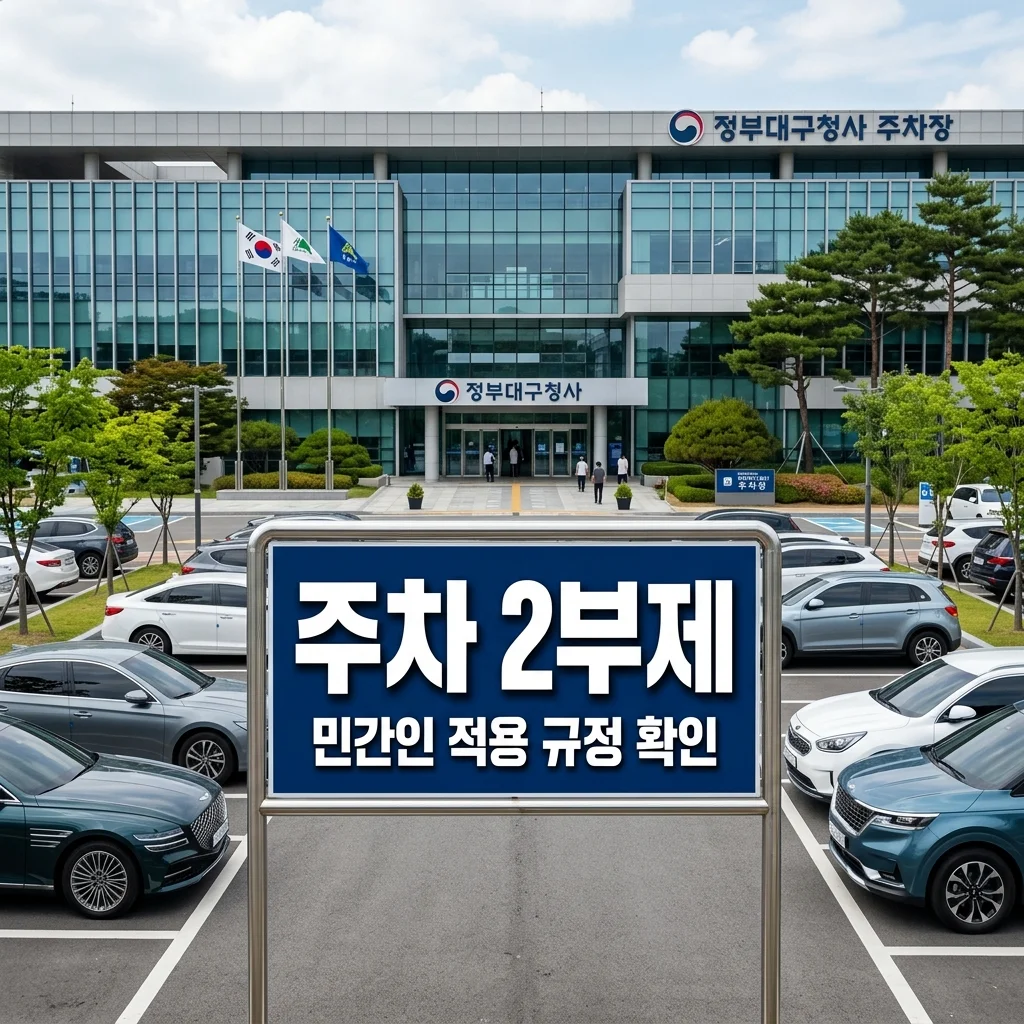 공공기관 차량 2부제 민간인 주차 규정 | 외부인 출입 통제 총정리