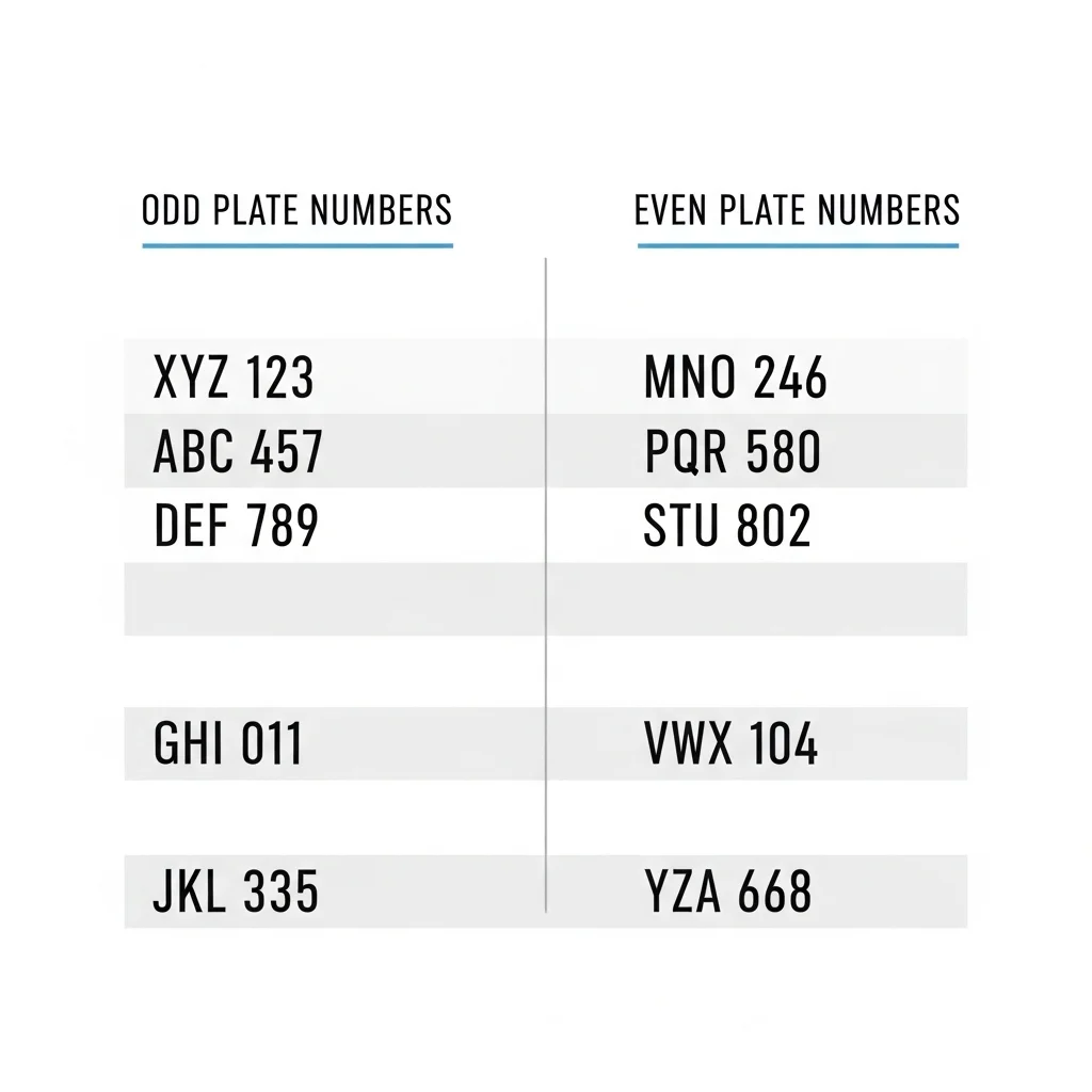 한눈에 보는 차량 2부제 운영 방식 및 대상