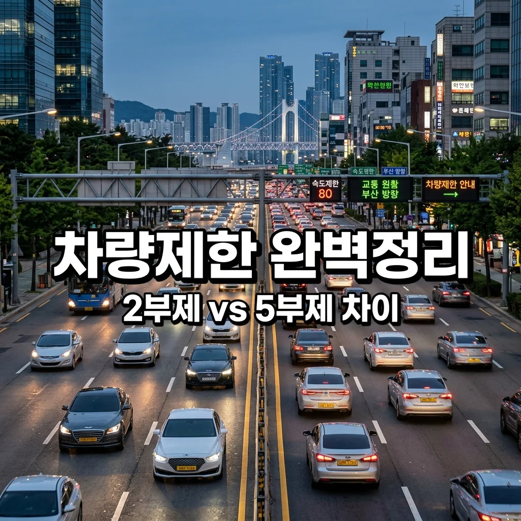 공공기관 차량 2부제 및 공영주차장 5부제 차이점 완벽 비교 가이드