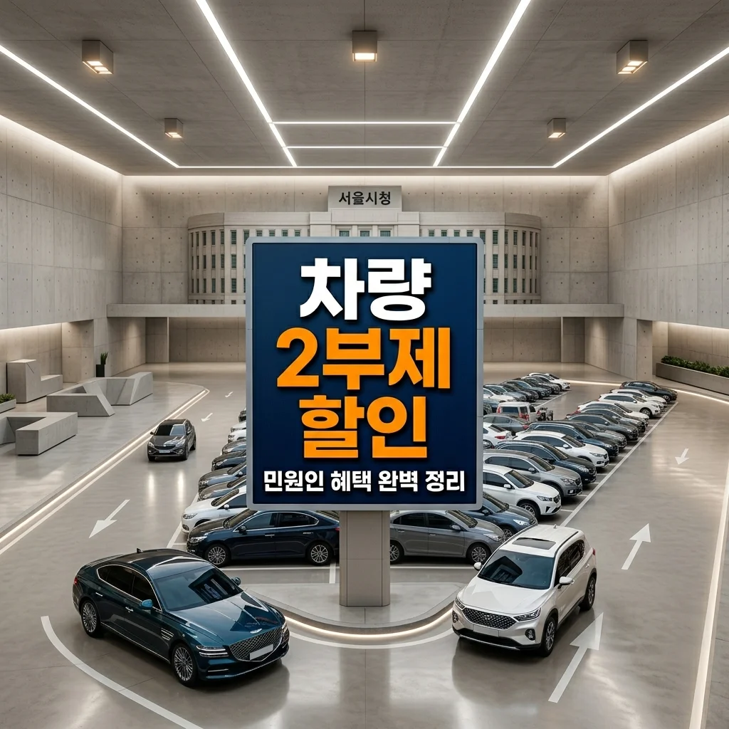 차량 2부제 시행 시 민원인 공영주차장 요금 할인 및 면제 혜택 정리