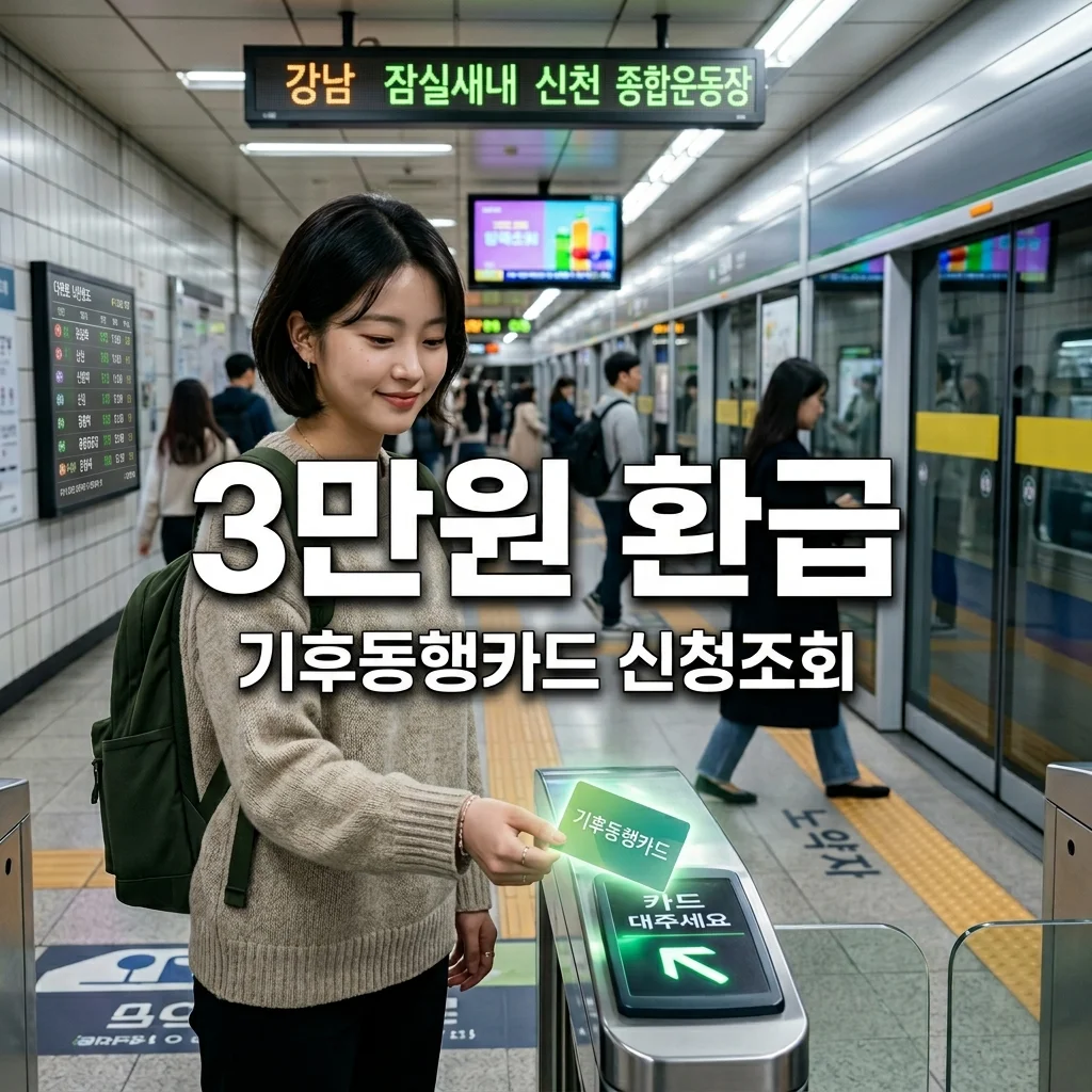 4월 기후동행카드 3만원 환급 대상자 조회 및 신청 방법 총정리