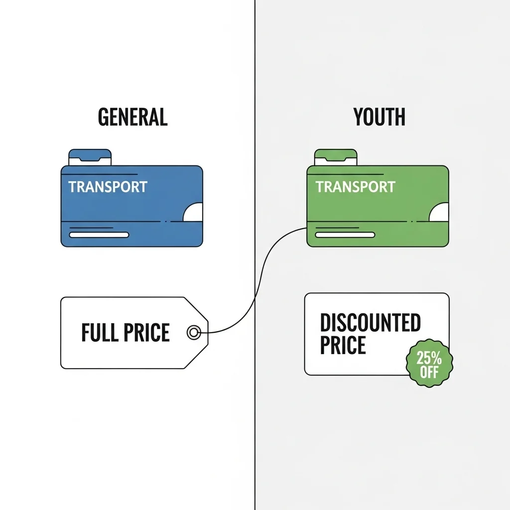 일반권 vs 청년권 혜택 및 가격 차이 비교