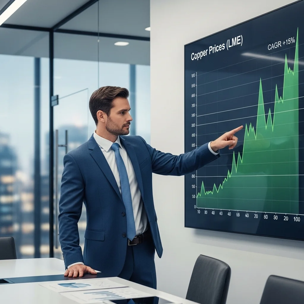 구리 가격과 전선주의 상관관계 분석