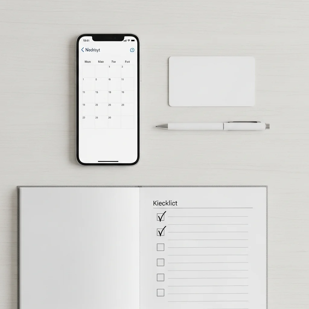 신청 전 필수 준비물 체크리스트