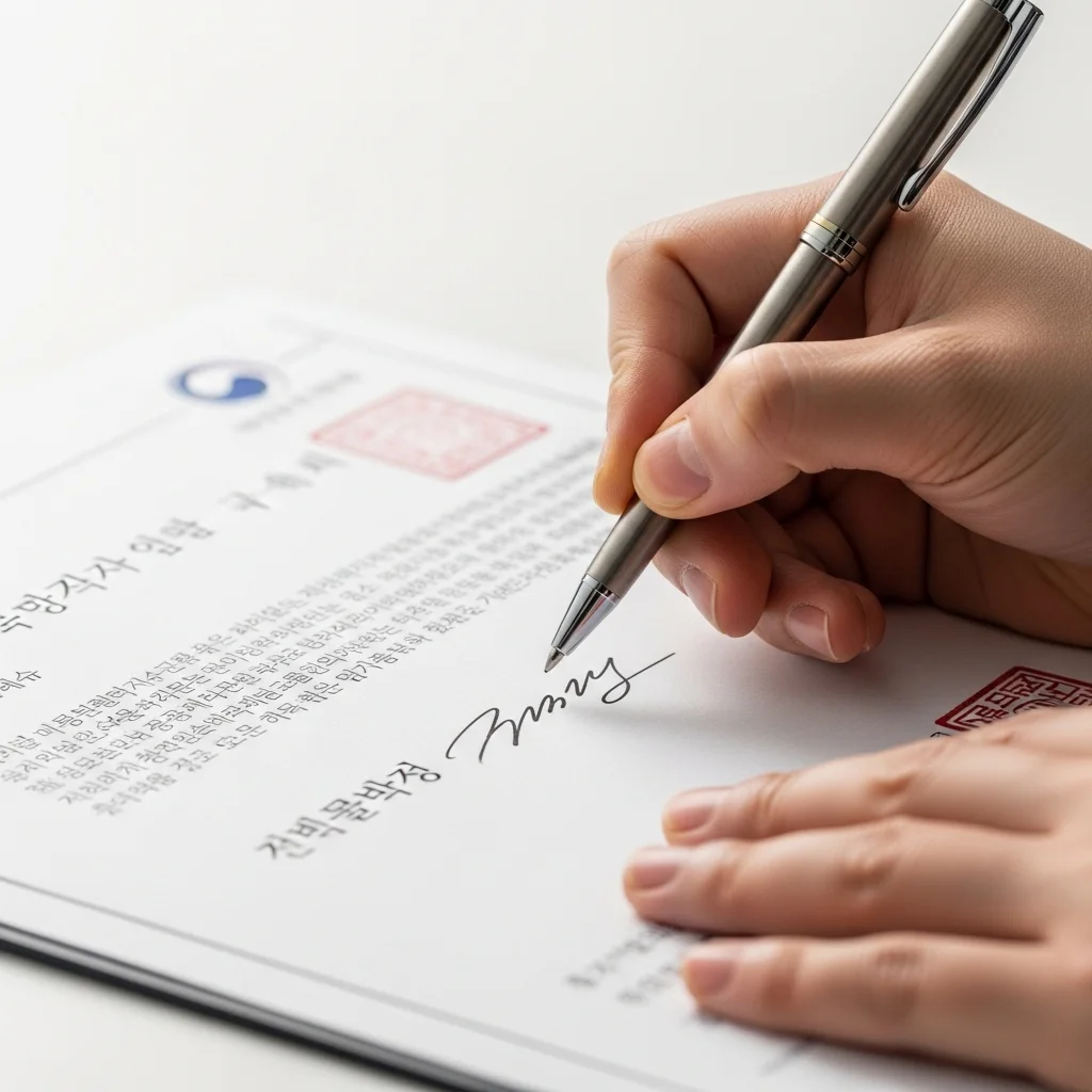 대리인 위임장 양식 다운로드 및 작성 방법