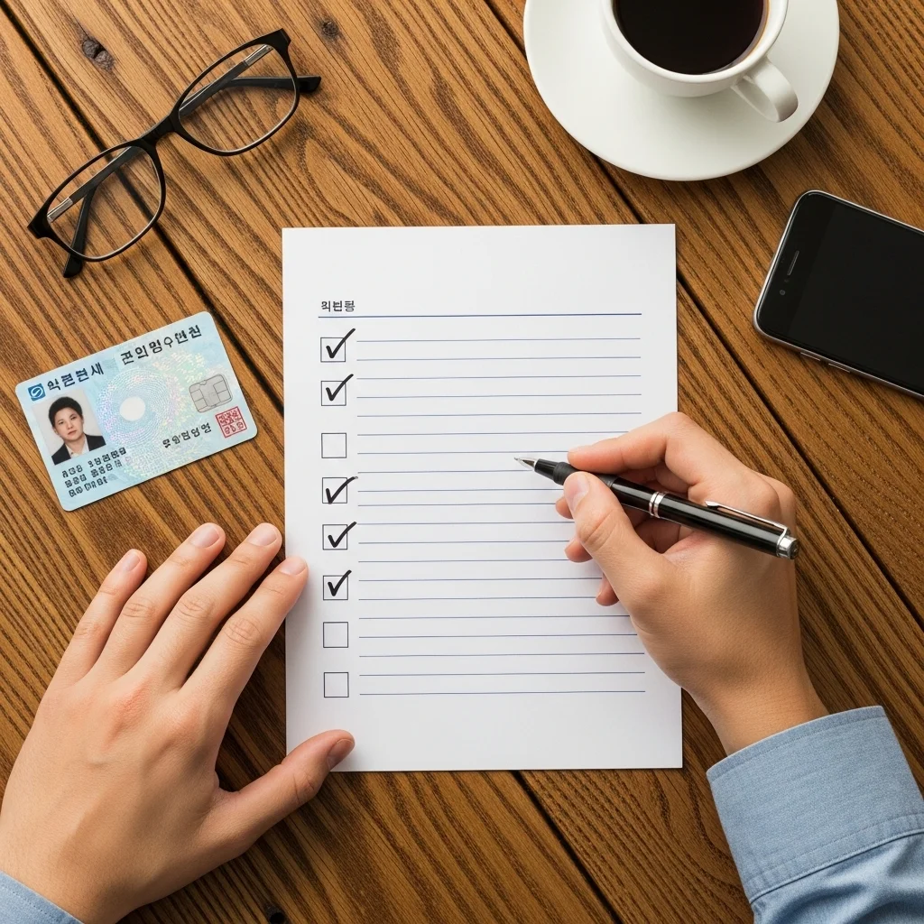 방문 전 필수 서류 체크리스트