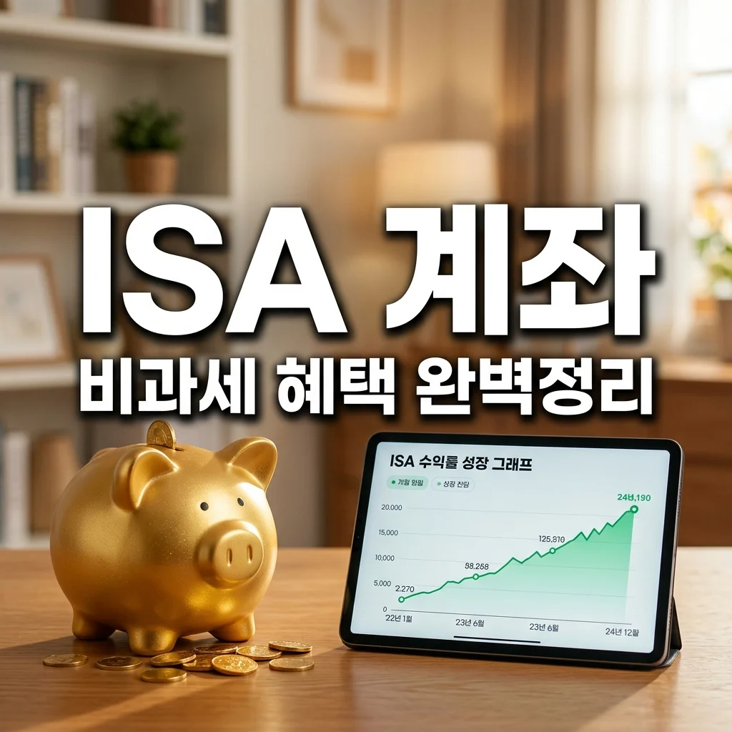 ISA 계좌 비과세 혜택과 장단점 비교: 목돈 마련을 위한 필수 가이드