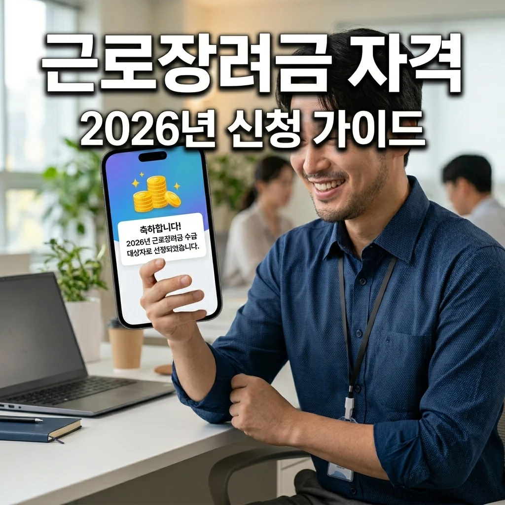 2026년 근로장려금 신청 자격 및 지급일 총정리! 기한 놓치면 5% 감액