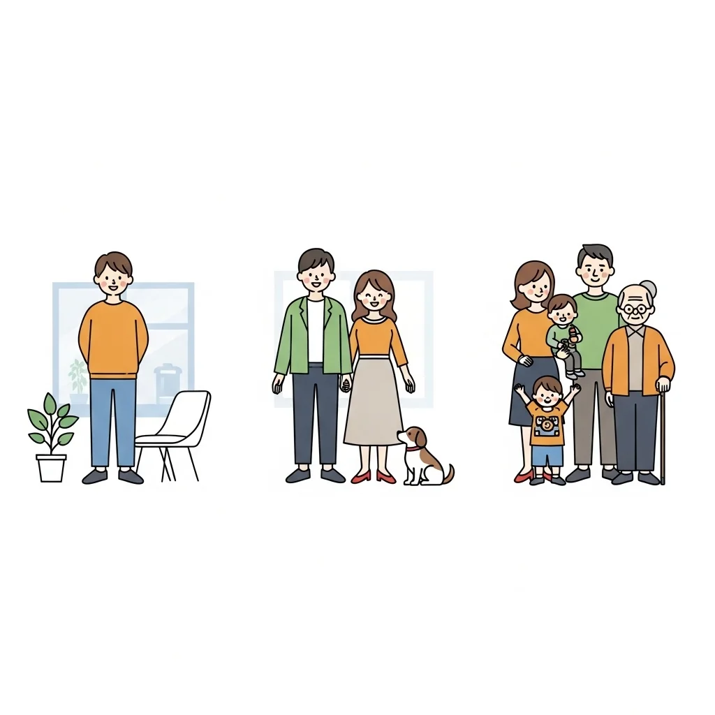 단독 가구 vs 맞벌이 가구, 어떻게 구분하나요?