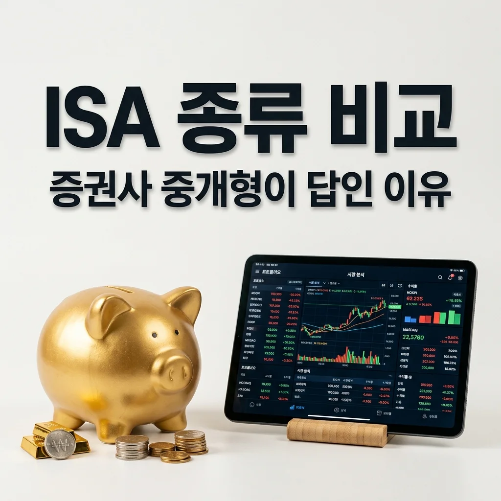 ISA 계좌 종류 비교! 은행보다 증권사 중개형 ISA 추천하는 3가지 이유