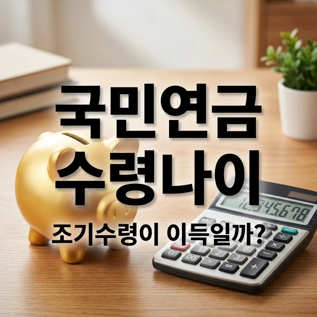 국민연금 수령 개시 나이 확인 및 조기 수령 장단점, 예상 연금액 계산 가이드