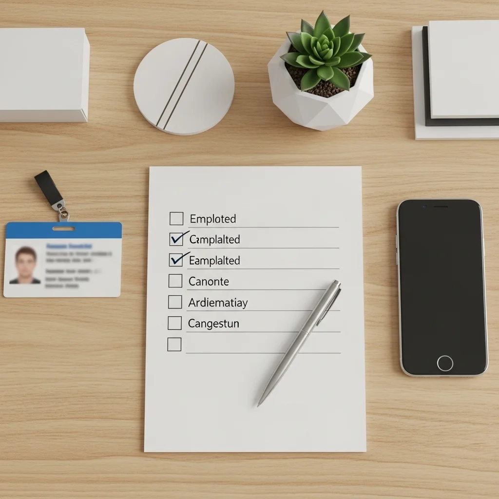 신청 전 필수 준비물 체크리스트