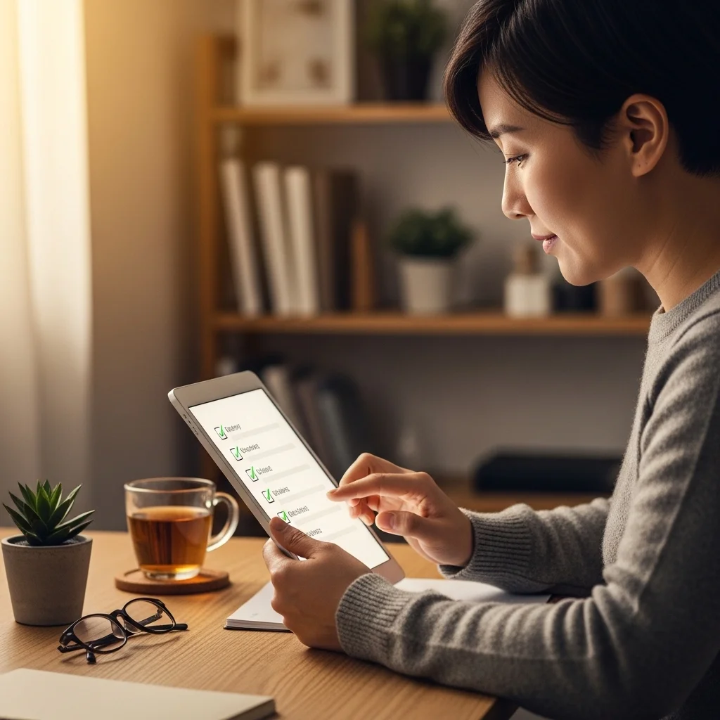 마무리 전 준비물 체크리스트