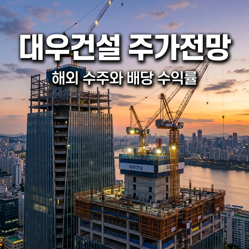 대우건설 주가 전망 해외 수주 대박! 배당금 및 수익률 한방 정리