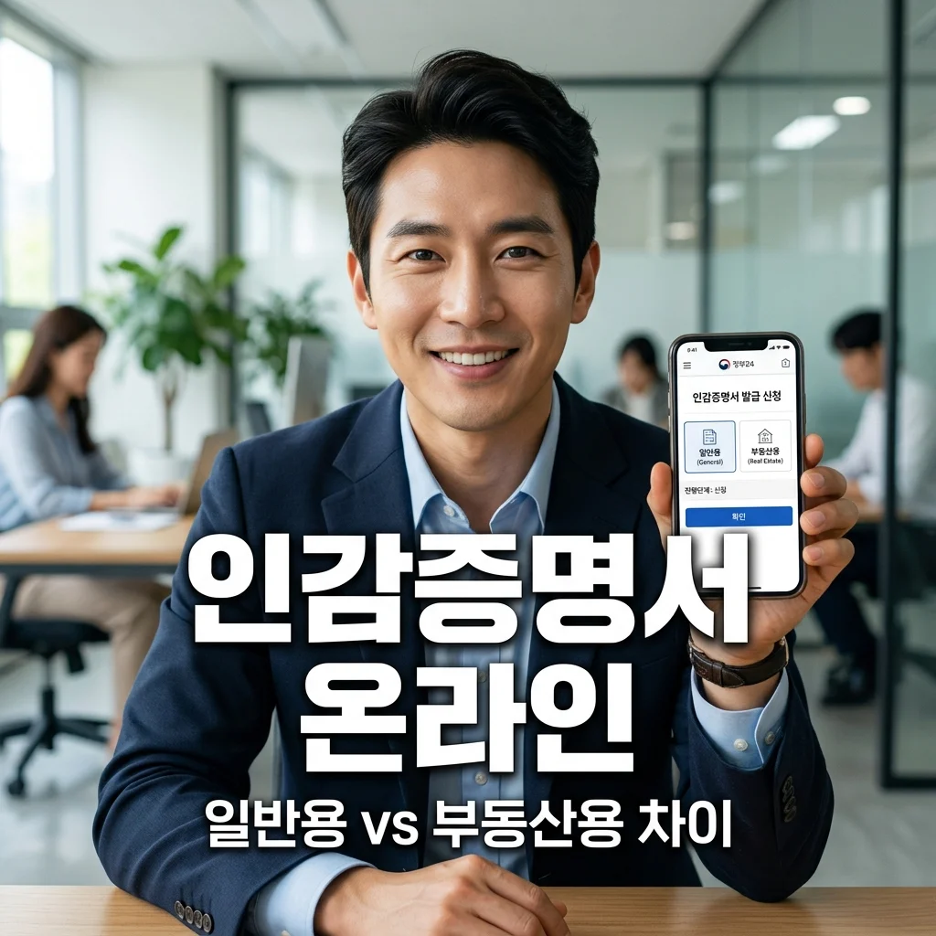 인감증명서 온라인 발급 일반용 부동산용 차이: 주민센터 헛걸음 방지 총정리