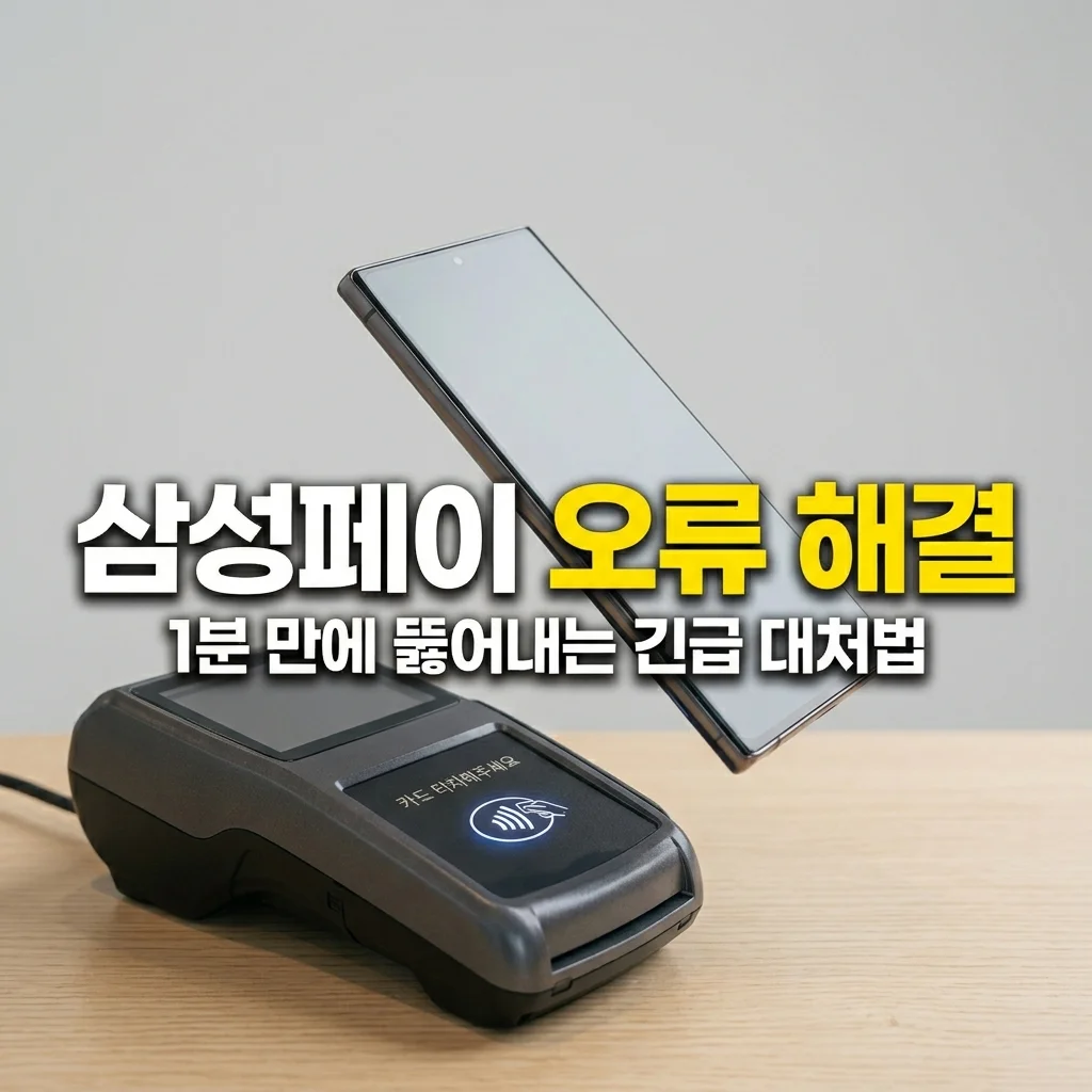 삼성페이 오류 결제 먹통 현상 1분 만에 해결하는 긴급 대처법