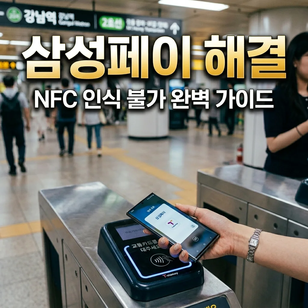 삼성페이 NFC 인식 불가 해결법: 카드모드 설정 및 단말기 접촉 위치 총정리