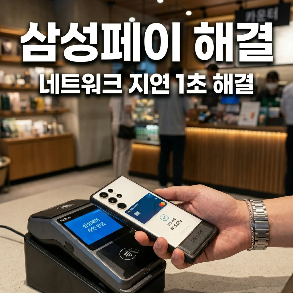 삼성페이 네트워크 연결 지연 오류? 와이파이 끄고 1초 만에 해결하는 법