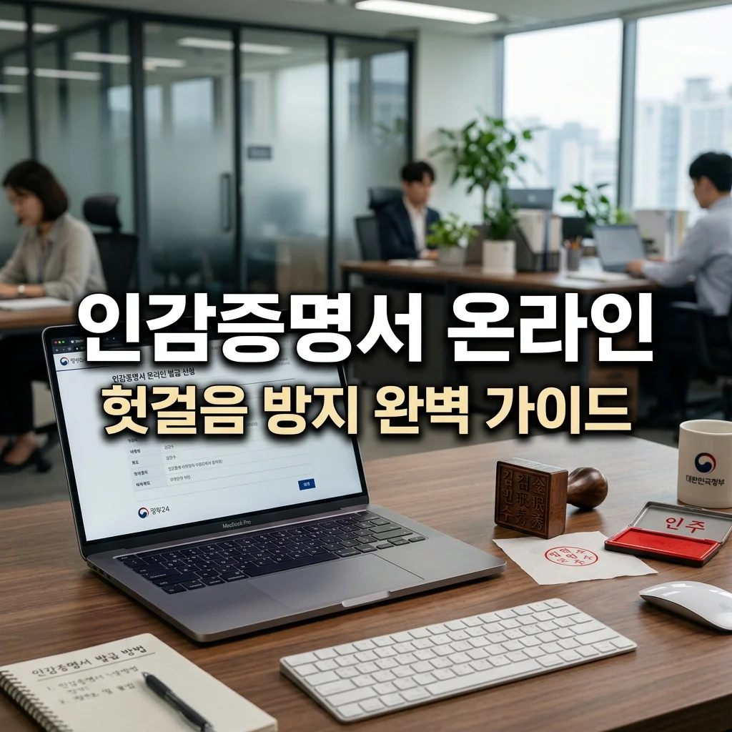 인감증명서 온라인 발급 일반용 부동산용 차이점 및 헛걸음 방지법