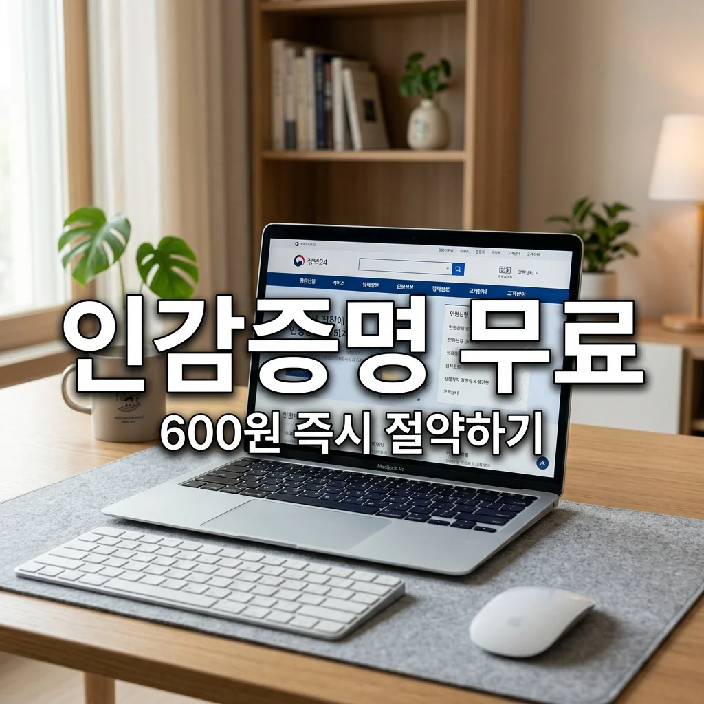 인감증명서 온라인 발급 수수료 무료 혜택 및 신청 방법 (2026 최신)