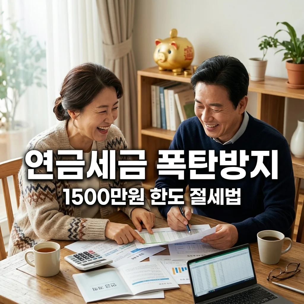 연금소득세 폭탄 피하는 절세 꿀팁 5가지: 1,500만 원 한도 총정리