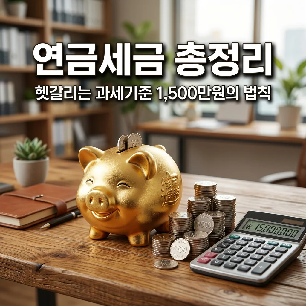 헷갈리는 연금소득 과세 기준 | 1,500만원 초과 시 절세 전략 총정리