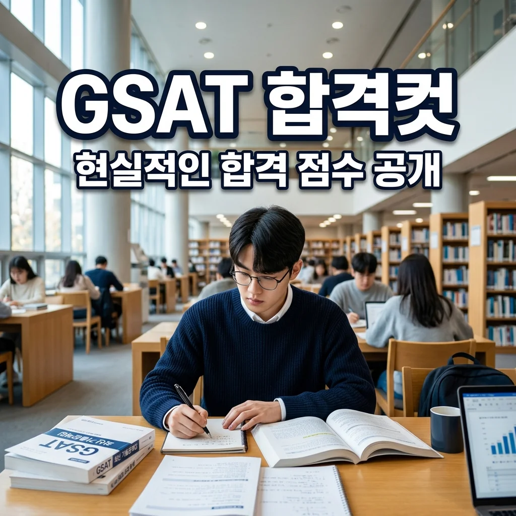 삼성 GSAT 합격 커트라인 몇 점? 직군별 현실적인 합격선과 공략법