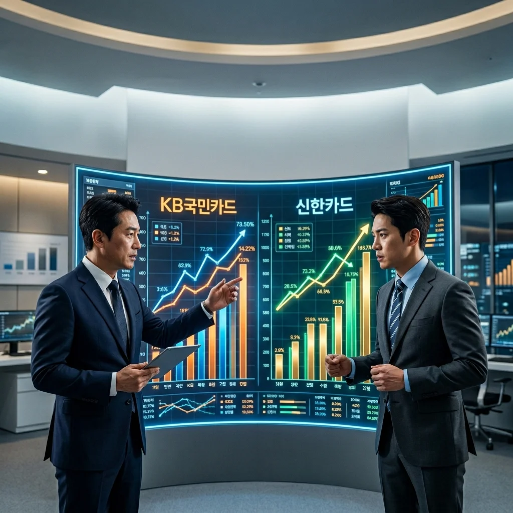 KB국민카드 1분기 실적 분석: 신한카드 맹추격하는 성장 비결은?