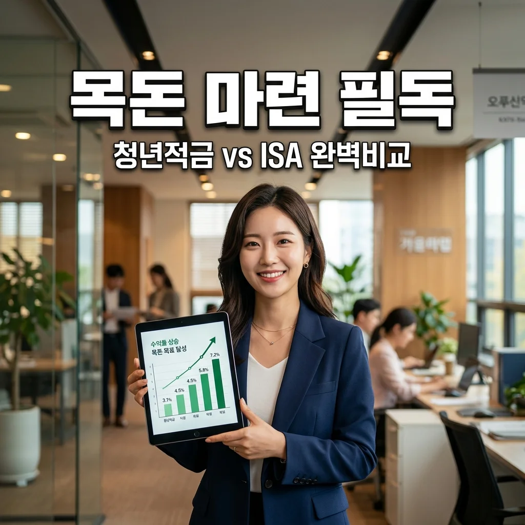 사회초년생 목돈 마련, 청년미래적금 vs ISA 비교 및 추천 가이드