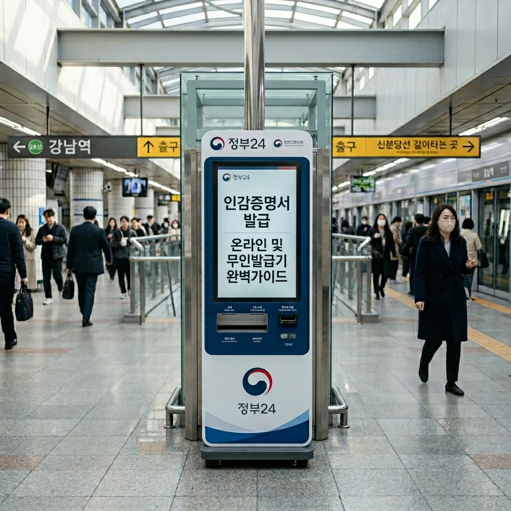 인감증명서 온라인 발급 방법 및 무인발급기 위치 찾기: 지문 오류 해결 팁까지