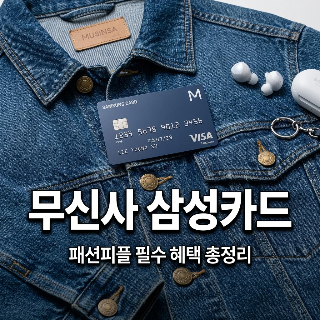 무신사 삼성카드 혜택 총정리: 패션 피플 필수 발급 전 장단점 비교