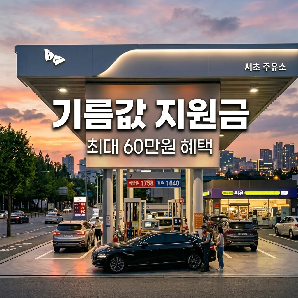 최대 60만원! 기름값 부담 덜어주는 고유가 지원금 신청 가이드 (2026 최신)