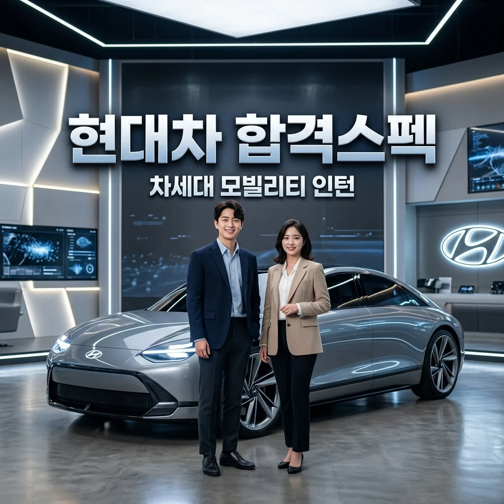 현대차 차세대 모빌리티 인턴 합격 스펙 및 서류-면접 합격 전략