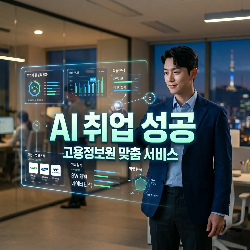 발품 팔 필요 없는 고용정보원 맞춤형 AI 취업 서비스, 나만 몰랐던 이용 꿀팁