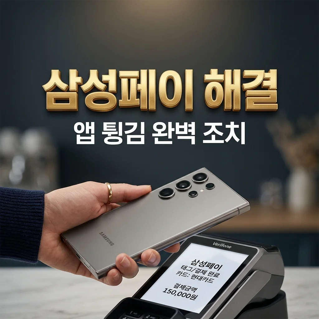 삼성페이 오류 해결! 업데이트 후 앱 튕김 현상 단숨에 잡는 초기화 방법
