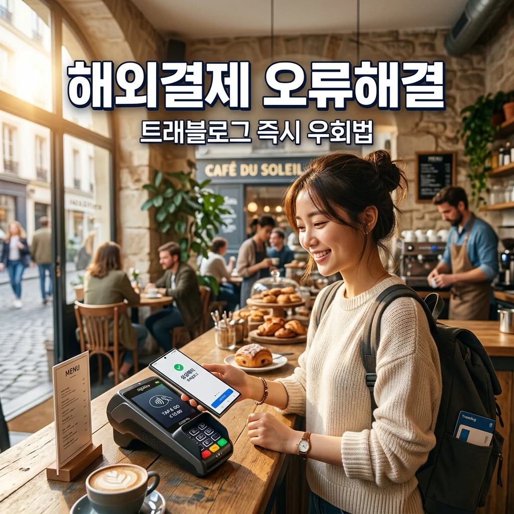 삼성페이 해외 결제 오류 해결법: 트래블로그 막힘 현상 수수료 없이 우회하기