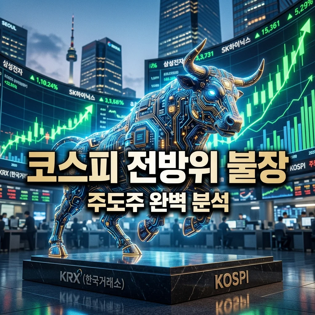 코스피 전방위 불장! 반도체 조선 2차전지 주도주 완벽 분석