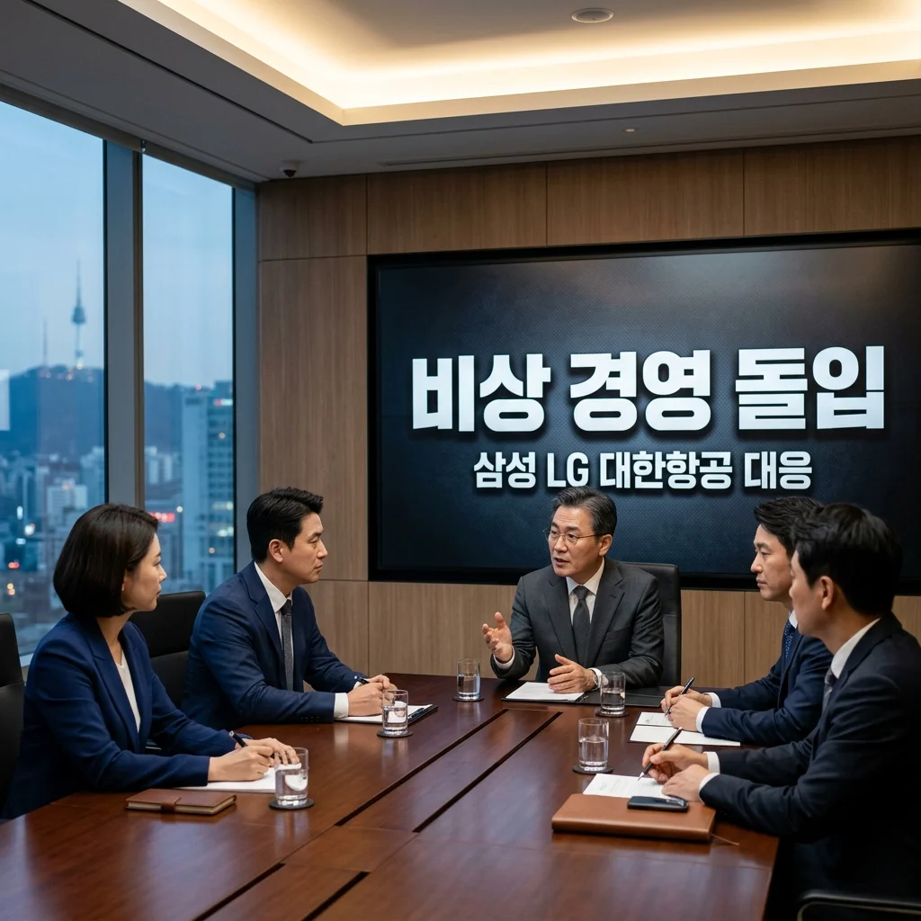 삼성 LG 대한항공 비상 경영 돌입! 하반기 경제 위기 대응 전략