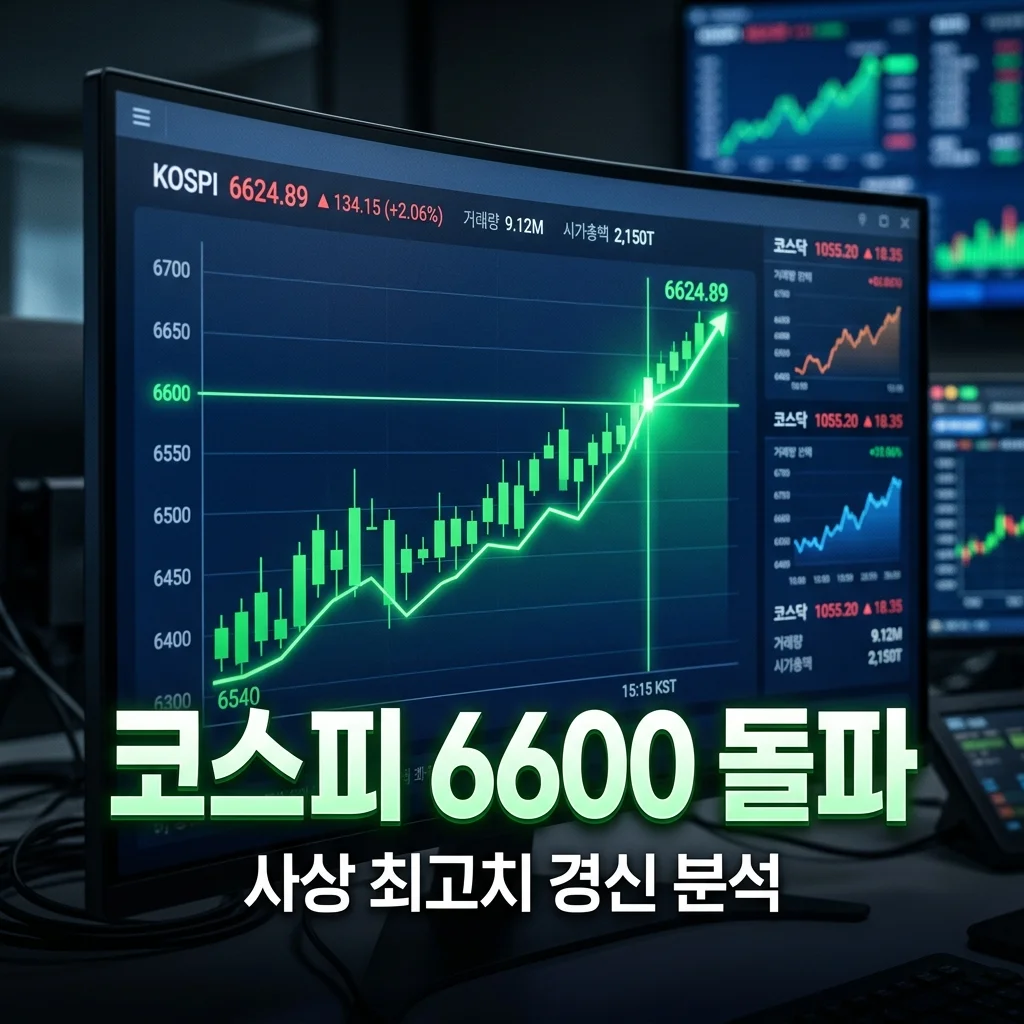 코스피 6600선 돌파 사상 최고치 경신! 상승 배경과 투자 전략 분석