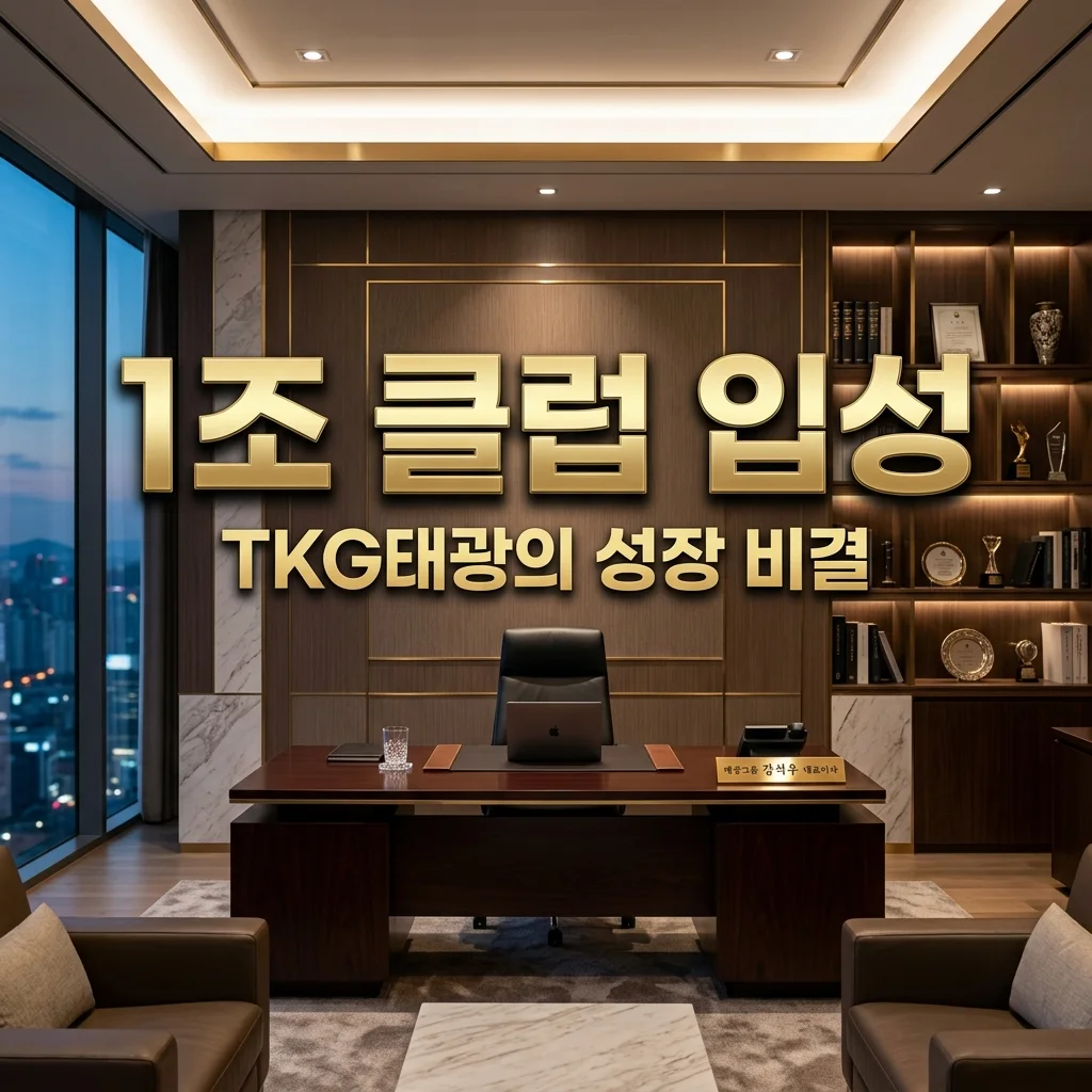 나이키 파트너 TKG태광 박주환, 1조 클럽 가입 임박! 재산 규모와 성장 비결은?