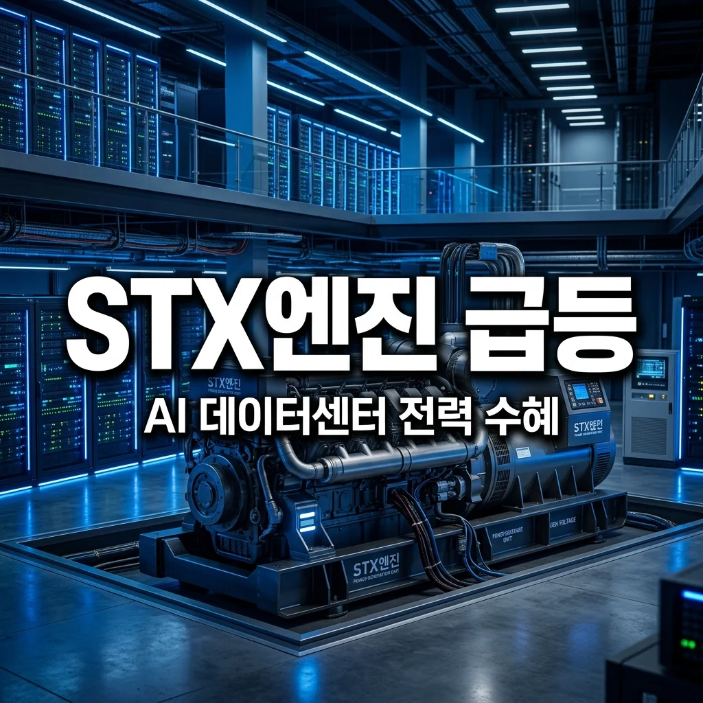 AI 데이터센터 수혜주 STX엔진 주가 연일 급등하는 이유 분석