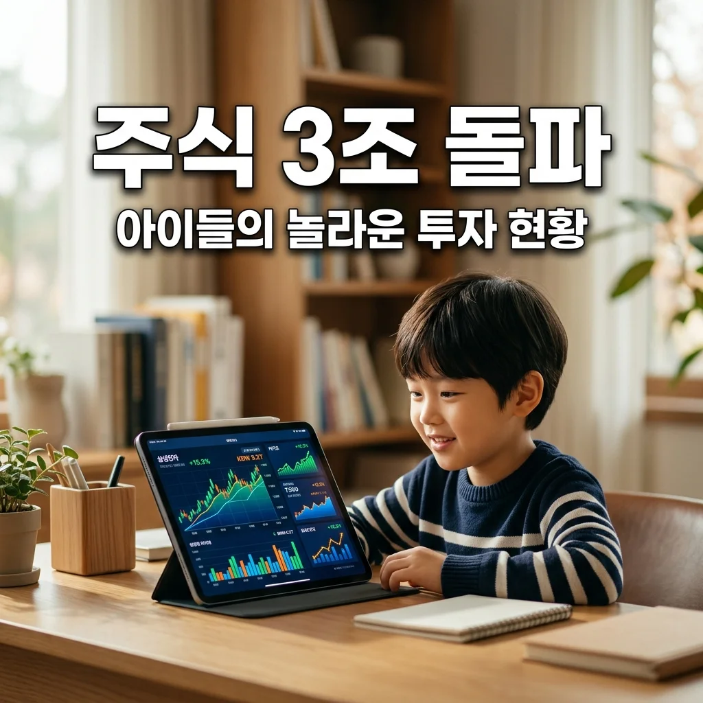 미성년자 주식 보유액 3조 돌파! 불장에 ‘돈맛’ 본 아이들 투자 비결
