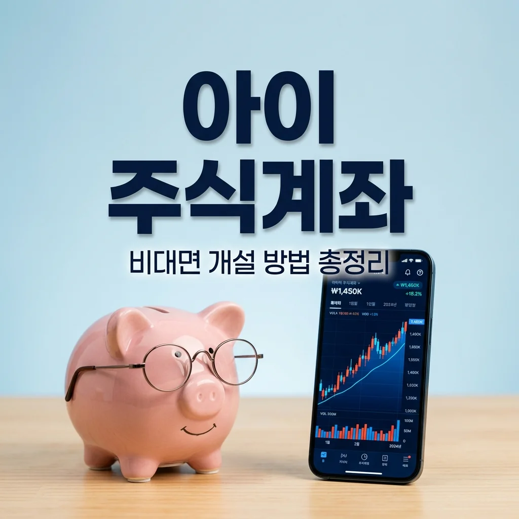우리아이 경제 교육 시작! 미성년자 주식 계좌 개설 방법 및 서류 총정리