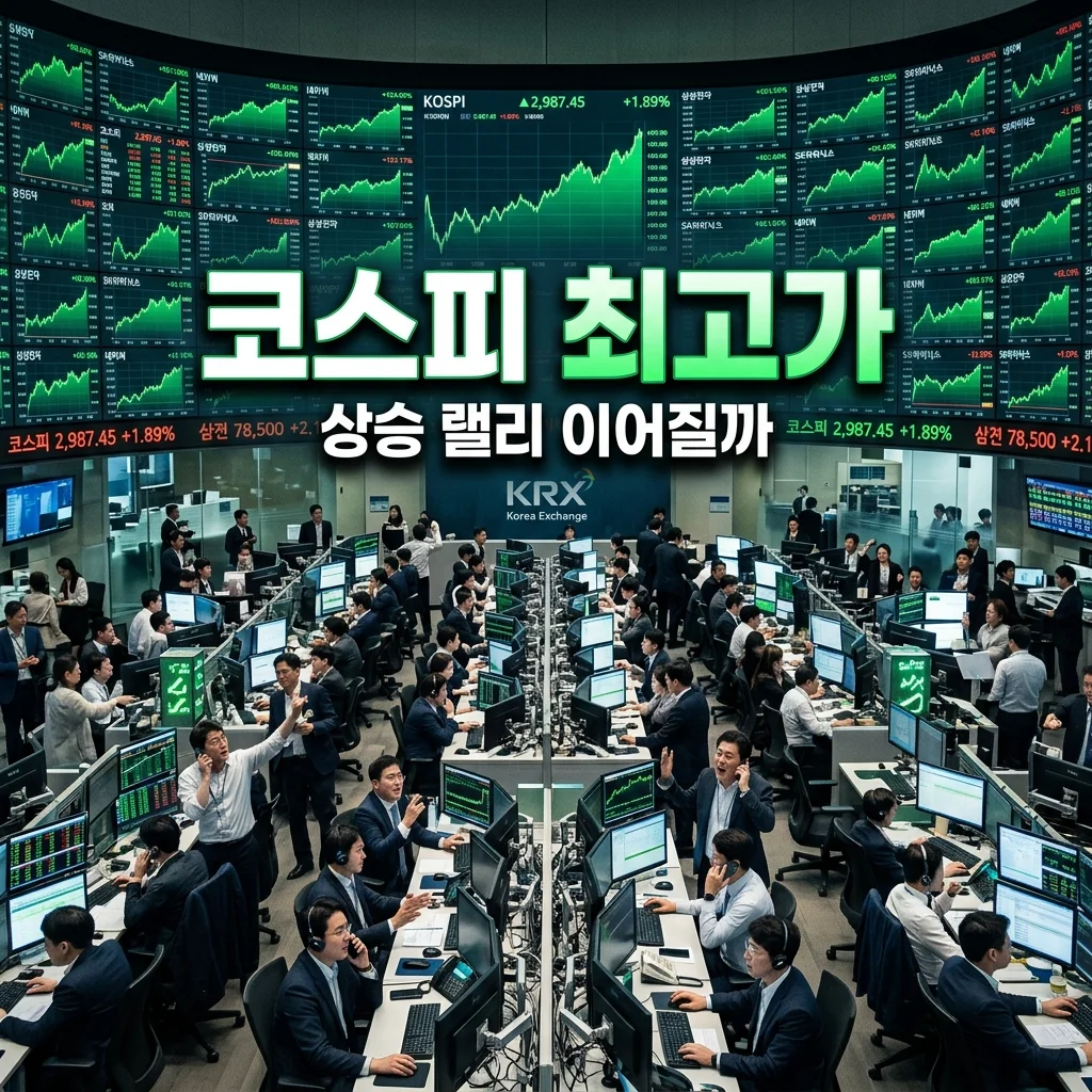 코스피 장중 최고가 경신! 추가 상승 랠리 이어질까? 전망 및 대응 전략